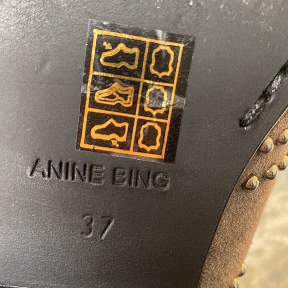 Annie Bing Low Charlie Gray Studded Suede Ankle Booties - Picture 10 of 16